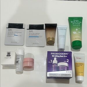 BNIB Laneige, TIRTIR, belif, Estee Lauder, Ma:nyo, Probioderm travel sizes